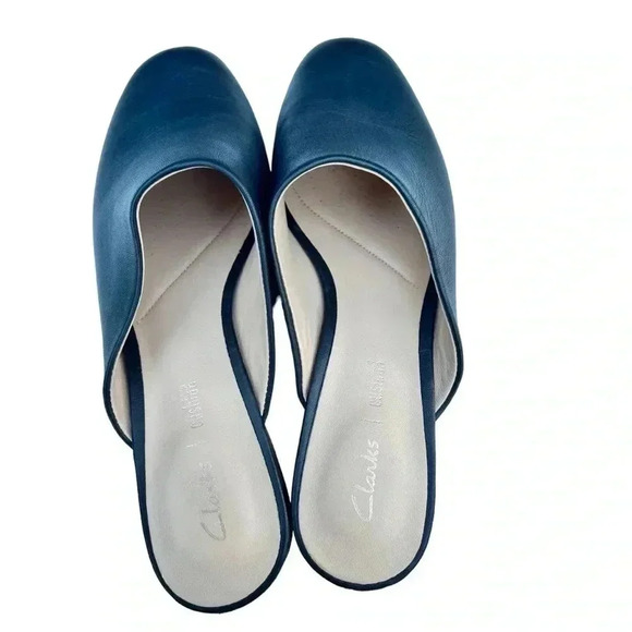 Clark’s Black Leather Slip On Mule•Size 7•Like New No Box• - Picture 7 of 11